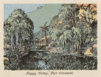 África do Sul: Happy Valley, Port Elizabeth (litografia a cores) de Charles Ernest Peers