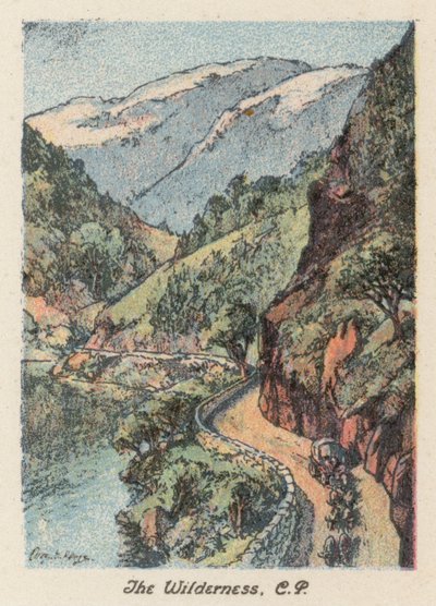 África do Sul: The Wilderness, CP (litografia a cores) de Charles Ernest Peers