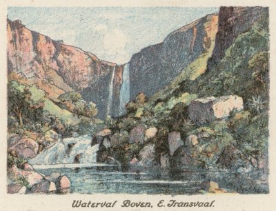 África do Sul: Waterval Boven, E Transvaal (litografia a cores) de Charles Ernest Peers