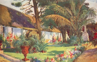 O Forte Antigo de Durban (litografia a cores) de Charles Ernest Peers