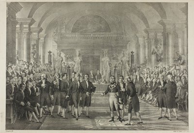 Napoleão na Câmara dos Deputados, da Vida Política e Militar de Napoleão de Charles Etienne Pierre Motte