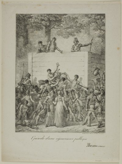 Regozijo público de Charles Etienne Pierre Motte