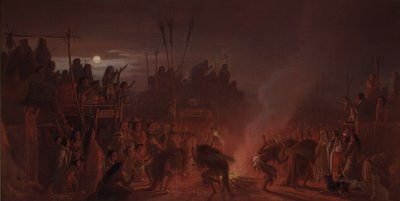 A dança do búfalo de Charles Ferdinand Wimar