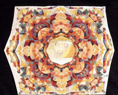 Notação cromática, c.1903 (guache sobre papel) de Charles Filiger