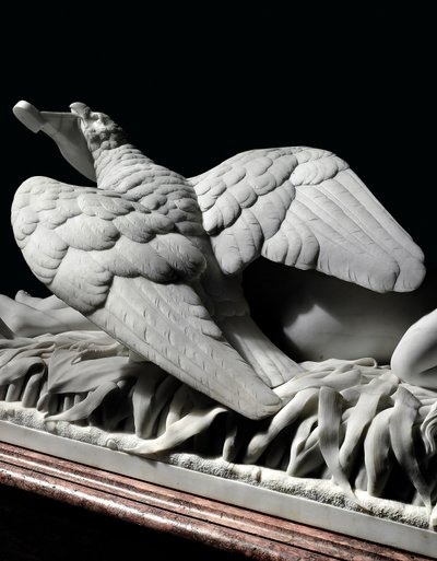 Uma figura em tamanho real de Rhodopis no pedestal, 1862 de Charles Francis Fuller