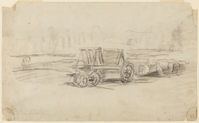 Uma carroça de fazenda de Charles Francois Daubigny