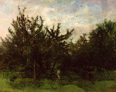 Um pomar de maçã de Charles Francois Daubigny
