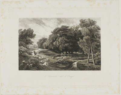 Aproximando-se da Tempestade de Charles Francois Daubigny