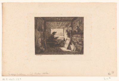 Estúdio do artista
Le bateau-atelier
Série com paisagens e eventos em torno da água (título da série)
Voyage en bateau de Charles Francois Daubigny