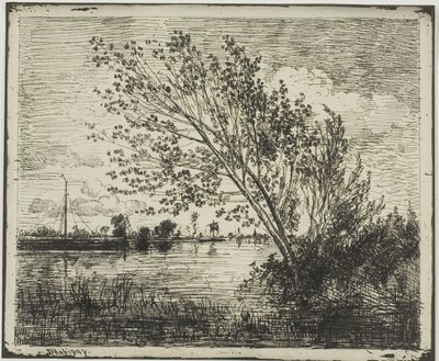 Moita de Amieiros de Charles Francois Daubigny