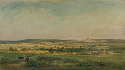 colheita de grãos de Charles Francois Daubigny