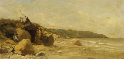 O Cabane de Bain de Daubigny de Charles Francois Daubigny