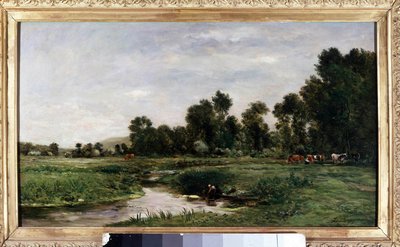 La vallee de l "Arques Pintura de Charles François Daubigny de Charles Francois Daubigny