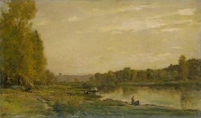 Paisagem no Oise de Charles Francois Daubigny