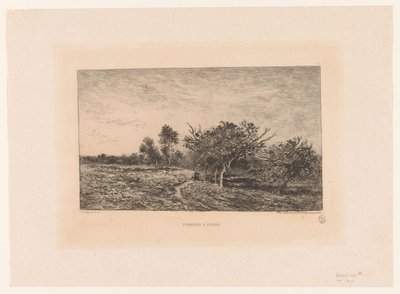 Paisagem com macieiras
Pommiers à Auvers. (título sobre o objecto) de Charles Francois Daubigny