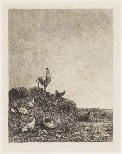 A Canção do Galo de Charles Francois Daubigny