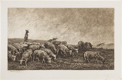 O relógio do cão de Charles Francois Daubigny