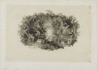 O Jardim de inverno de Charles Francois Daubigny