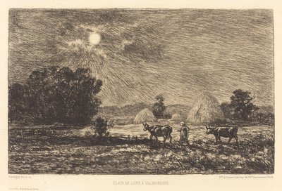 Luar em Valmondois de Charles Francois Daubigny