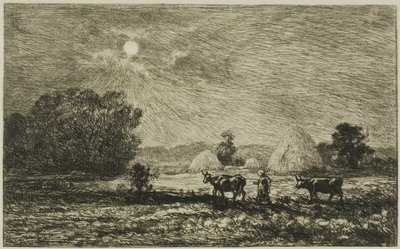 Luar em Valmondois de Charles Francois Daubigny