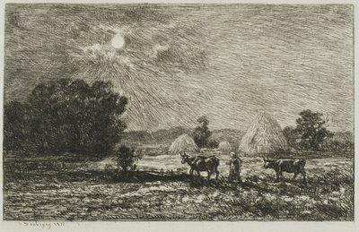 Luar em Valmondois de Charles Francois Daubigny