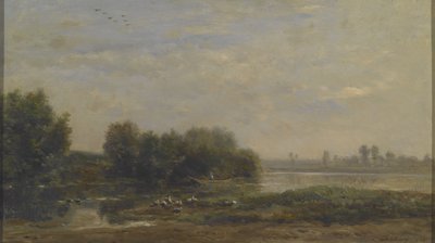 Sobre o Oise de Charles Francois Daubigny
