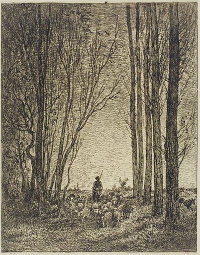 Retorno do rebanho de Charles Francois Daubigny