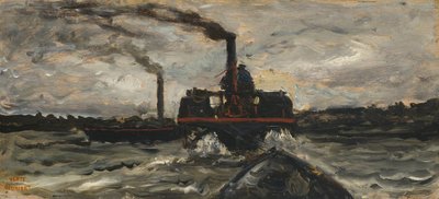 Barco de rio, c.1860 de Charles Francois Daubigny