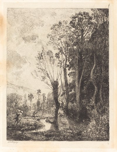 Sátiro (O Sátiro) de Charles Francois Daubigny
