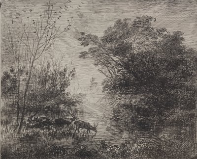 Veados de Charles Francois Daubigny