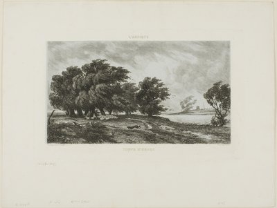 Tempo tempestuoso de Charles Francois Daubigny