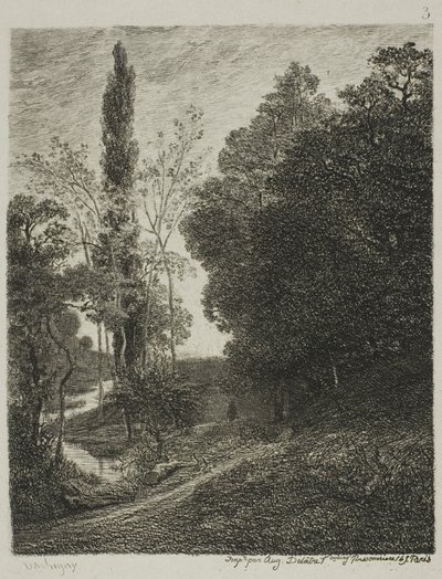 Os bancos do primo de Charles Francois Daubigny