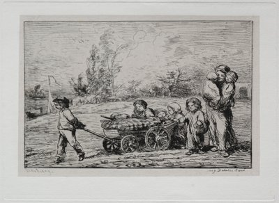 A Viagem de Barco: Movendo-se para "Le Botin" (O Mobiliário do Navio) ou Movendo-se para o Barco de Charles Francois Daubigny
