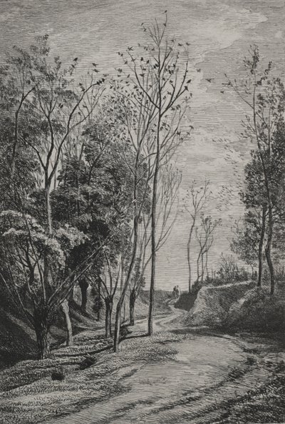 The Little Brids, 1850. de Charles Francois Daubigny