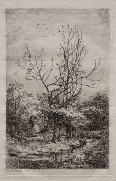 O pomar de Charles Francois Daubigny