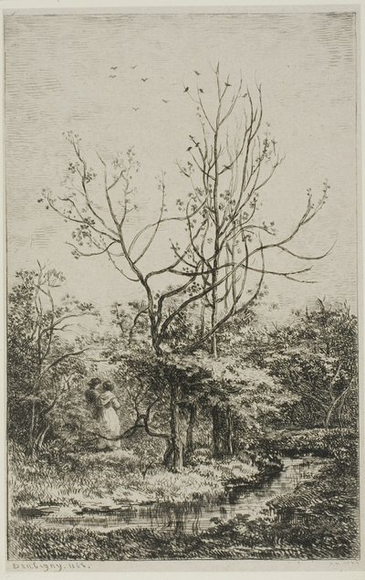 O pomar de Charles Francois Daubigny