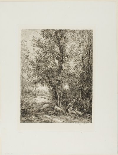 O Pastor e a Pastora de Charles Francois Daubigny