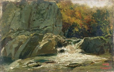 A cascata de Charles Francois Daubigny
