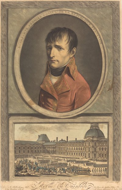 Bonaparte Primeiro Cônsul da República Francesa de Charles Francois Gabriel Levachez