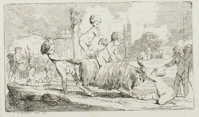 Crianças a brincar de Charles Francois Hutin