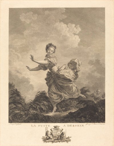 Vazamento de propósito de Charles François Adrien Macret and Jacques Couché after Jean Honoré Fragonard