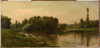 As margens do Oise de Charles Francois Daubigny