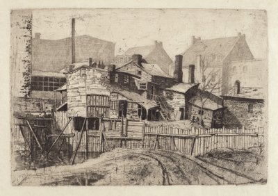 Sem título (Casa de Madeira na Cidade) de Charles Frederick William Mielatz