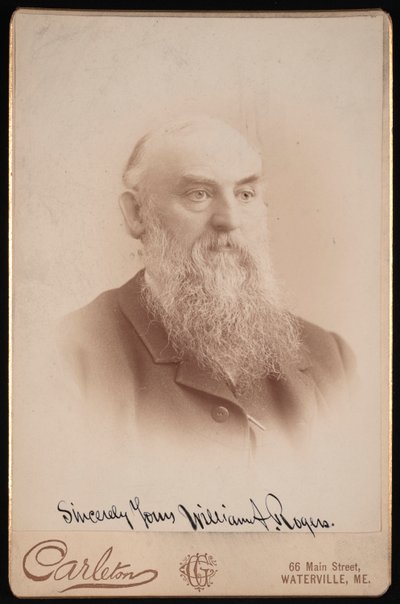 Retrato de William Augustus Rogers 1832-1898, antes de 1898. de Charles G Carleton