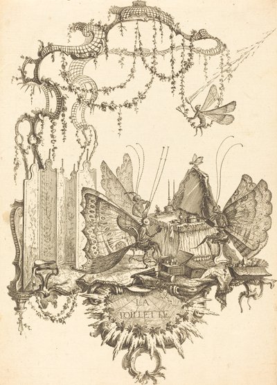 O banheiro de Charles Germain de Saint Aubin