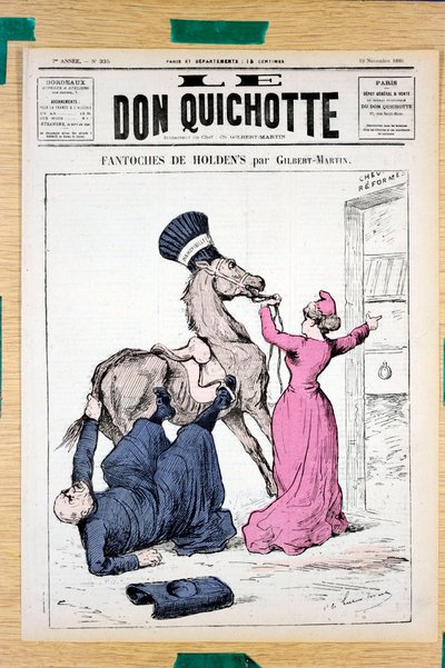 Capa do "Le Don Quichotte", número 335, Satirique en Colours de Charles Gilbert Martin