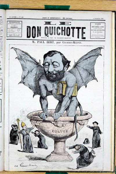 Capa do "Le Don Quixote", número 389, Satirique en Couleurs de Charles Gilbert Martin
