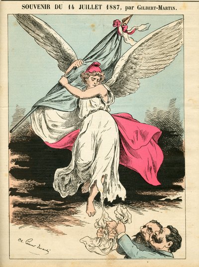 Capa do "Le Don Quixote", número 682, Satirique en Couleurs de Charles Gilbert Martin