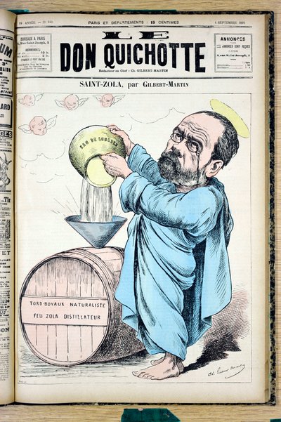 Capa do "Le Don Quixote", número 949, Satirique en Colours de Charles Gilbert Martin