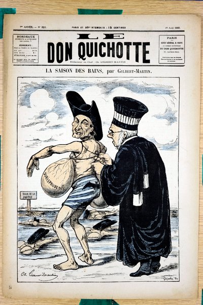 Capa de "O Dom Quixote", número 321, Satirical en Colours de Charles Gilbert Martin